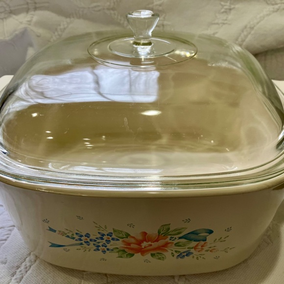 2 Corning Ware pattern “Symphony” Lasagna dish and 5 L Casserole Baking dish - Picture 5 of 16